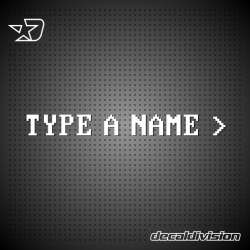 Name Sticker